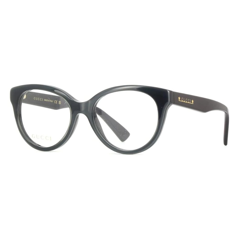 NEW GUCCI EYEGLASSES WOMEN BLACK CAT EYE EYEWEAR GUCCI GG1590O 004